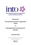 Consultation on the Draft Education Budget