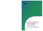 Quality in Education 2014: Accountability & Responsibility