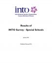 Results of INTO Survey – Special Schools