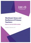 Report of a Survey of INTO Members – Workload, Stress and Resilience of Primary School Teachers