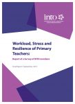 Report of a Survey of INTO Members – Workload, Stress and Resilience of Primary School Teachers