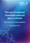 The use of reduced timetable / reduced day in schools