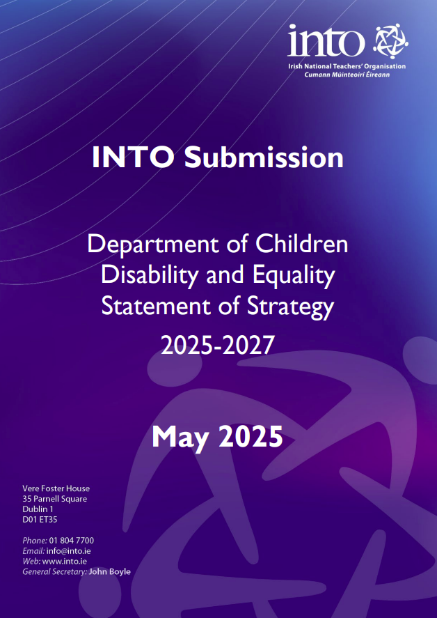INTO Submission: Department of Children, Disability and Equality Statement of Strategy 2025 – 2027